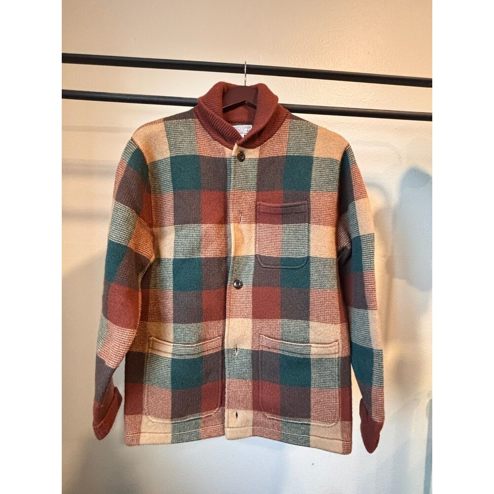 Wallace & Barnes boiled merino wool chore jacket size medium